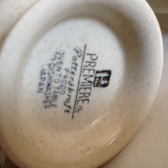 Wild Strawberry Hallkraft Mikasa PottersKraft Cream & sugar bowl Stoneware Japan - Picture 2 of 5